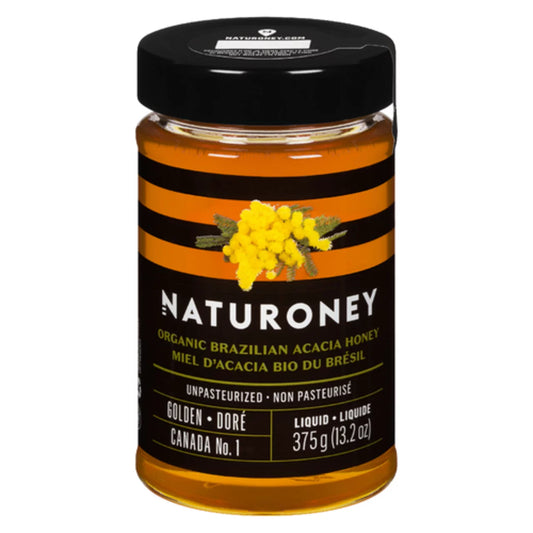 NATURONE ORGANIC BRAZIL ACACIA HONEY, 12 X 375 G