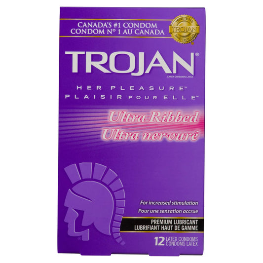 TROJAN CONDOM PLEASURE VARIETY, 4 X 12 UN