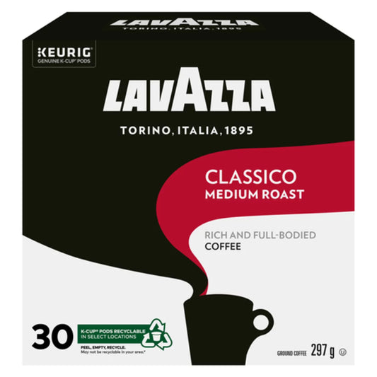 LAVAZZA CLASSICO COFFEE 30 KCUP, 4 X 297 G