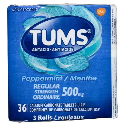TUMS REGULAR, 12 X 36 UN