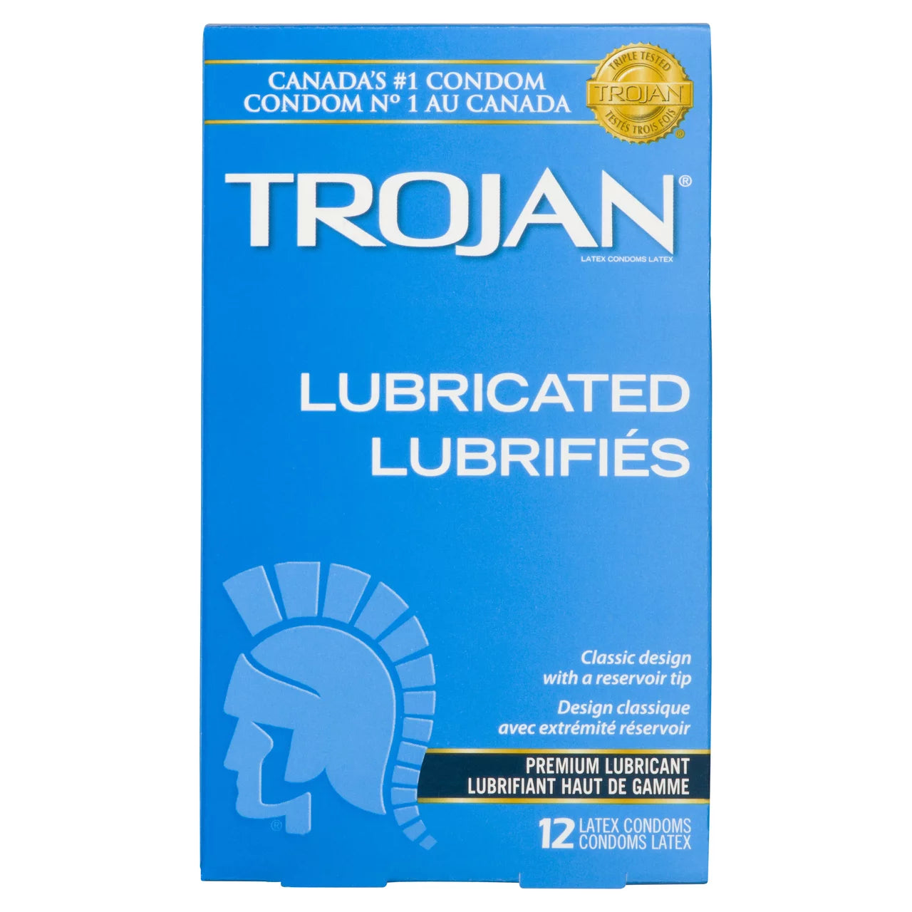 TROJAN CONDOM LUBRICATED, 48 X 12 UN