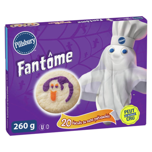 PILLSBURY GHOST-SHAPED BISCUIT DOUGH, 12 X 260 G