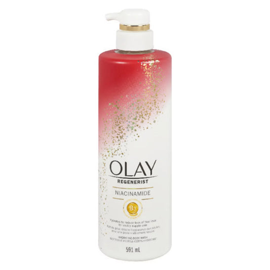 OLAY BODY WASH WITH NIACINAMIDE, 4 X 591 ML