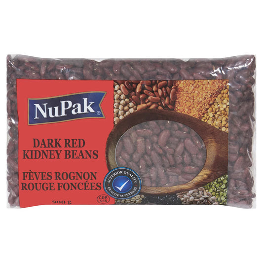 NUPAK DARK RED KIDNEY BEANS, 12 X 900 G