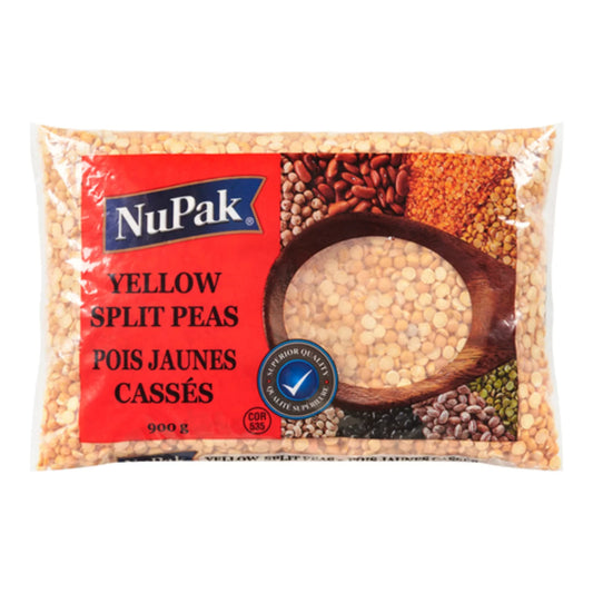 NUPAK YELLOW SPLIT PEAS, 12 X 900 G