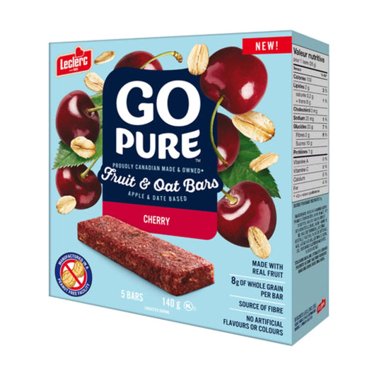 LECLERC GOPURE OAT CHERRY BAR, 12 X 140 G