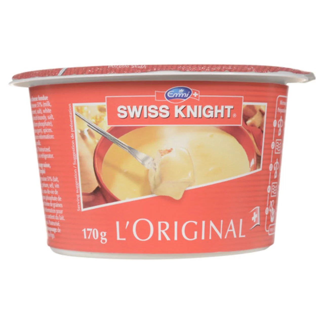 EMMI SWISS KNIGHT FONDUE IN MICROWAVE PACKET, PRESERVED 48, 48 X 170 G