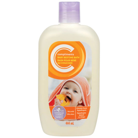 COMPLIMENTS BABY BEDTIME LAVENDER BATH, 6 X 444 ML