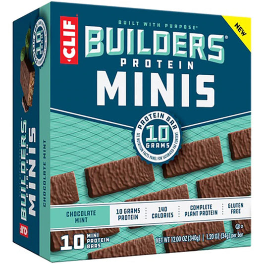 CLIF/LUNABAR, BUILDERS MINI - CHOCOLATE MINT, 6 x 340G