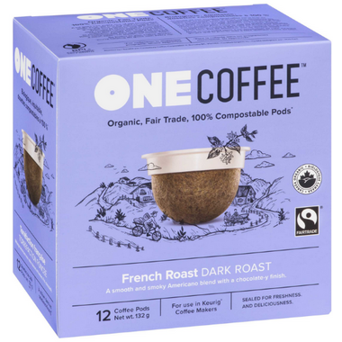 ONE COFFEE, FRENCH ROAST OR, 6 x 132 G