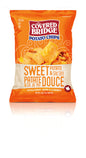 COVERED BRIDGE, SWEET POTATO & SEA SALT CHIPS, 12 x 142G
