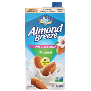 ALMOND BREEZE, ALMD BRZ ORIG UNSWT, 12 x 946ML