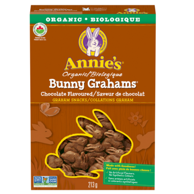 ANNIE'S HOMEGR, CHOC BUNNY GRAHAMS, 12 x 213G