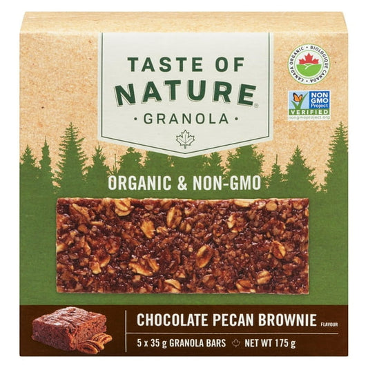 TASTEOFNATURE, CHOCOLATE PECAN BROWNIE, 12 x 5X35G