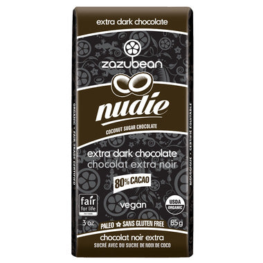 ZAZUBEAN, NUDIE - 80% - EXTRA DARK, 12 x 85G