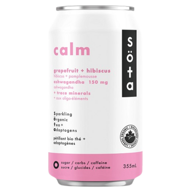 SOTA, CALM GRAPEFRUIT HIBISCUS, 4 x 6X355ML