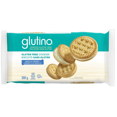 GLUTINO, CHOC VANLLA CRM COOKIE, 12 x 300G
