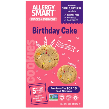 ALLERGY SMART, BIRTHDAY CAKE, 6 x 140G