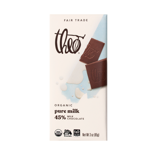 THEO, 45% MILK CHOCOLATE OR, 12 x 85 G