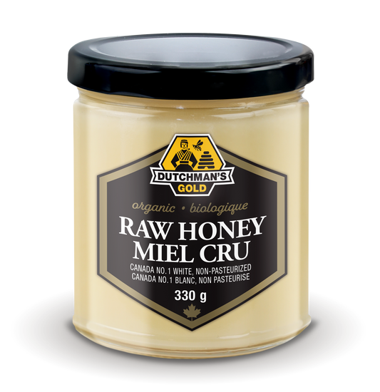 DUTCHMAN'SGOLD, ORGANIC RAW HONEY, 12 x 330G