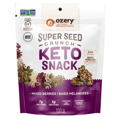 OZERY FAMILY BA, SUPER SEED CRUNCH - MIXED BERRIES, 6 x 150G