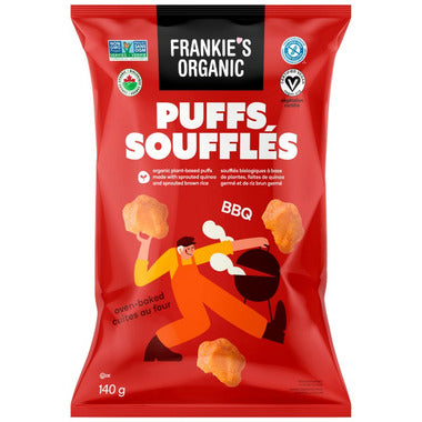 FRANKIE'S, ORG BBQ CLOUD PUFFS, 12 x 140G