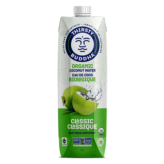THIRSTY BUDDHA, ALL NAT COCONUT WATER 1L, 12 x 1 L