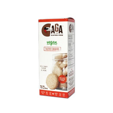 GAGA FOR GLUTEN, SALTED CARAMEL, 12 x 142G