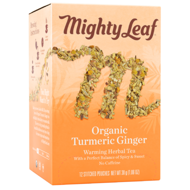 MIGHTYLEAF TEA, ORGANIC TURMERIC GINGER, 6 x 15CT