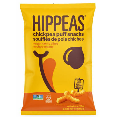 HIPPEAS, VEGAN NACHO VIBES CHICKPEA PUFFS, 12 x 113G