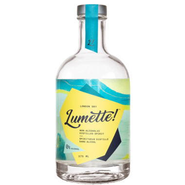 LUMETTE, LONDON DRY NON ALCOHOLIC SPIRIT, 12 x 375ML