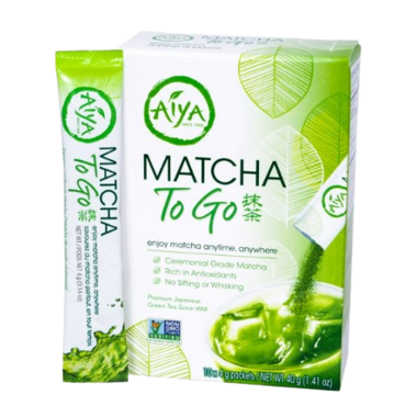 AIYA AMERICA, MATCHA TO GO STICKS 10 CT, 8 x 40G