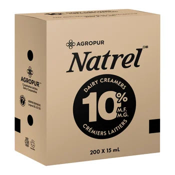 NATREL 10% DAIRY CREAMER, 200 X 15 ML