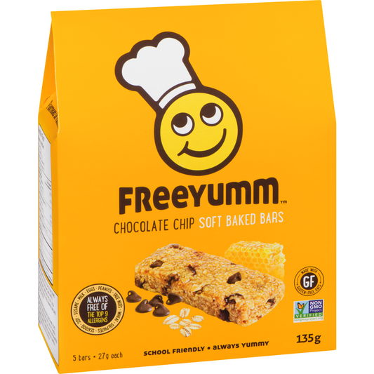 FREE YUMM, CHOCOLATE CHIP OAT, 6 x 135G