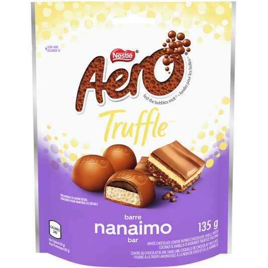 AERO NANAIMO TRUFFLE BAR, 6 X 135 G