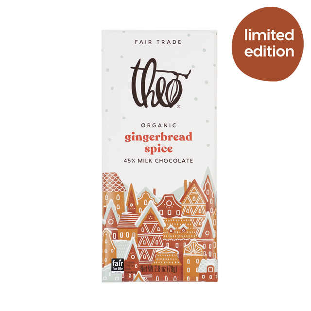 THEO, GINGERBREAD SPICE 45% MILK, 12 x 79G