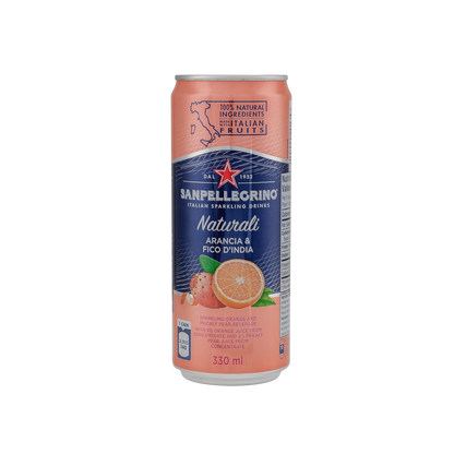 SAN PELLEGRINO, BEVERAGE ARANCIA & FICO D'INDIA, 6 x 330 ML