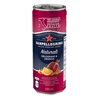 SAN PELLEGRINO, BEVERAGE MELOGRANO & ARANCIA, 6 x 330 ML