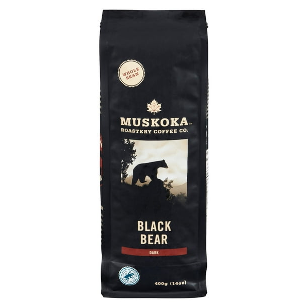 MUSKOKAROASTERY, WHOLE BEAN - BLACK BEAR, 6 x 400G