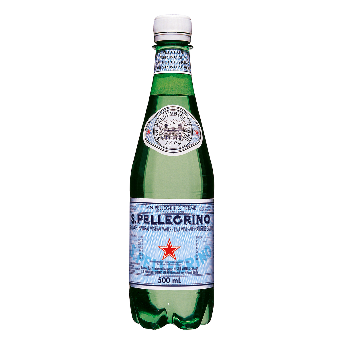 SAN PELLEGRINO, WATER, 24 X 500 ML