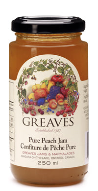 GREAVES, JAM - PEACH, 12 x 250 ML