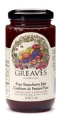 GREAVES, JAM - STRAWBERRY, 12 x 250 ML