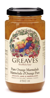 GREAVES, MARMALADE - ORANGE, 12 x 250 ML