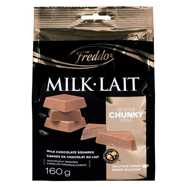 FREDDO CHUNKY MILK CHOCOLATE, 10 X 160 G