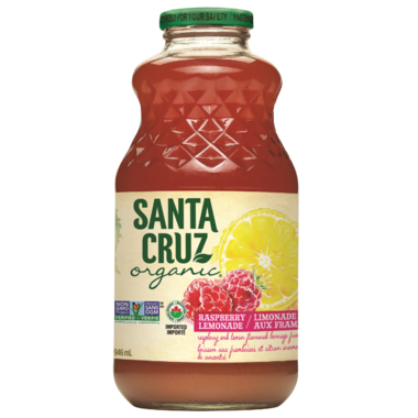 SANTA CRUZ ORGA, RASP LEMONADE OR, 12 x 946ML