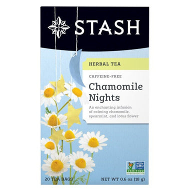 STASH TEA, CHAMOMILE NIGHTS, 6 x 20CT