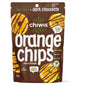 CHIWIS, DARK CHOCOLATE DRIZZLED ORANGE CHIPS, 12 x 60G