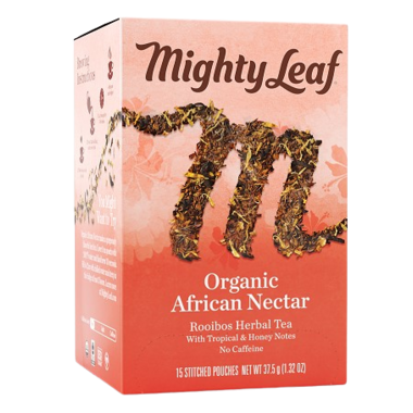 MIGHTYLEAF TEA, ORGANIC AFRICAN NECTAR, 6 x 15CT