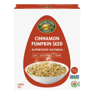 NATURE'S PATH, QI'A CINN PUMPKN SEED OR, 6 x 228 G