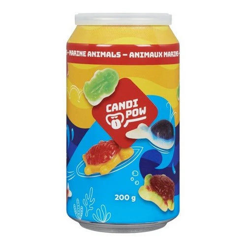 CANDIPOW MARINE ANIMALS CANDY, 6 X 200 G